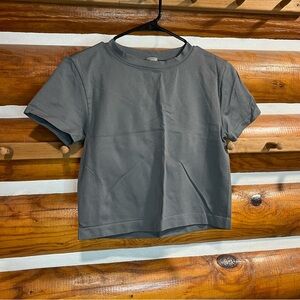 Love Charm Gray Women's Casual Crop Top M/L‎